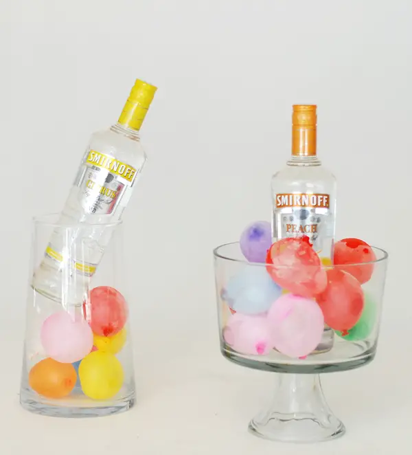 Water balloons for cooling drinks