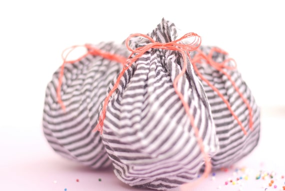 Subtle Revelry | fabric favor bags for a party at your desk â€¢ A ...