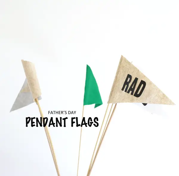 father's day pendant flags • A Subtle Revelry