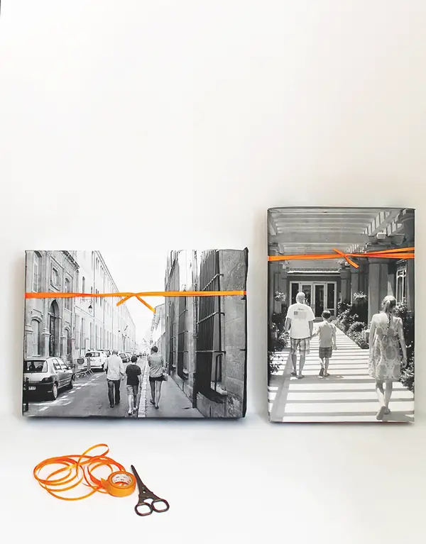 large print photo wrapping paper