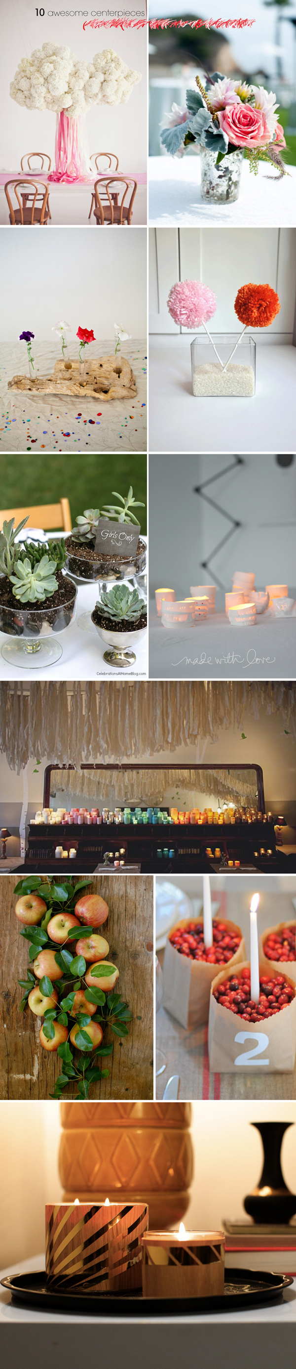 10 awesome centerpieces • A Subtle Revelry