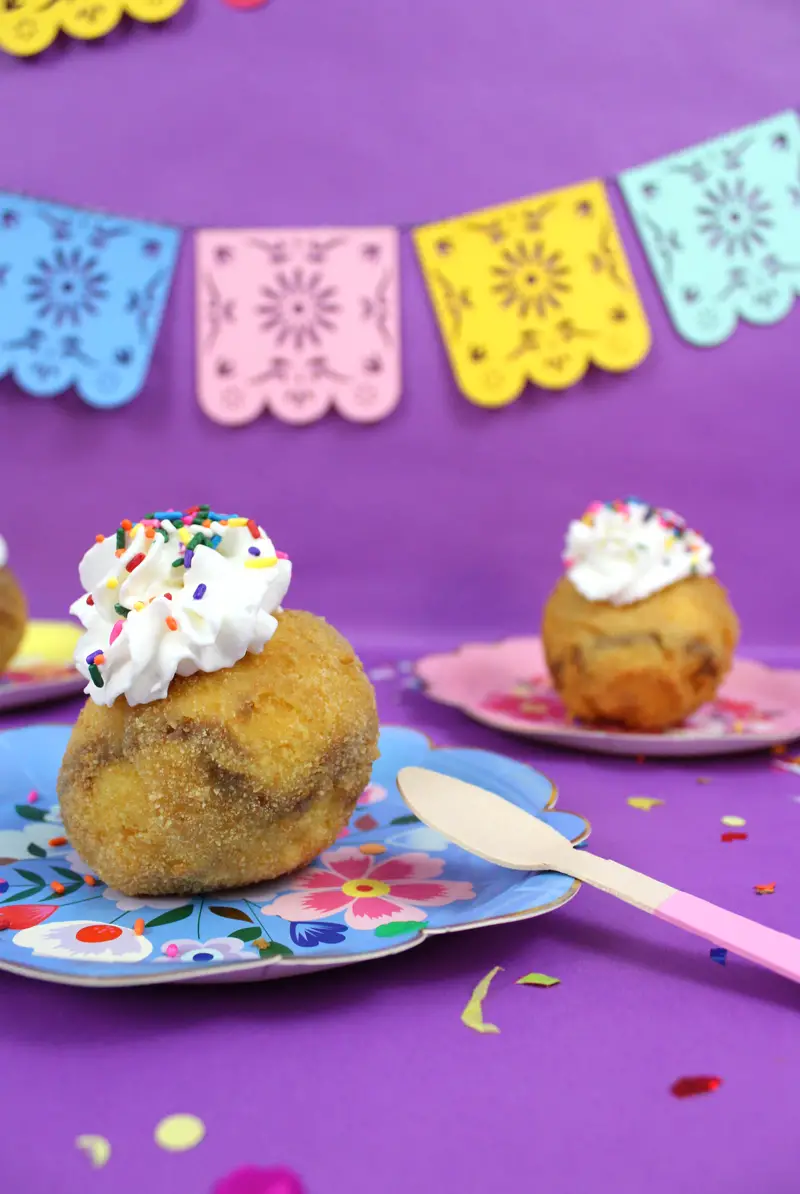 Fried Ice Cream Balls - The Easiest Recipe For Fiesta Fun • A Subtle Revelry
