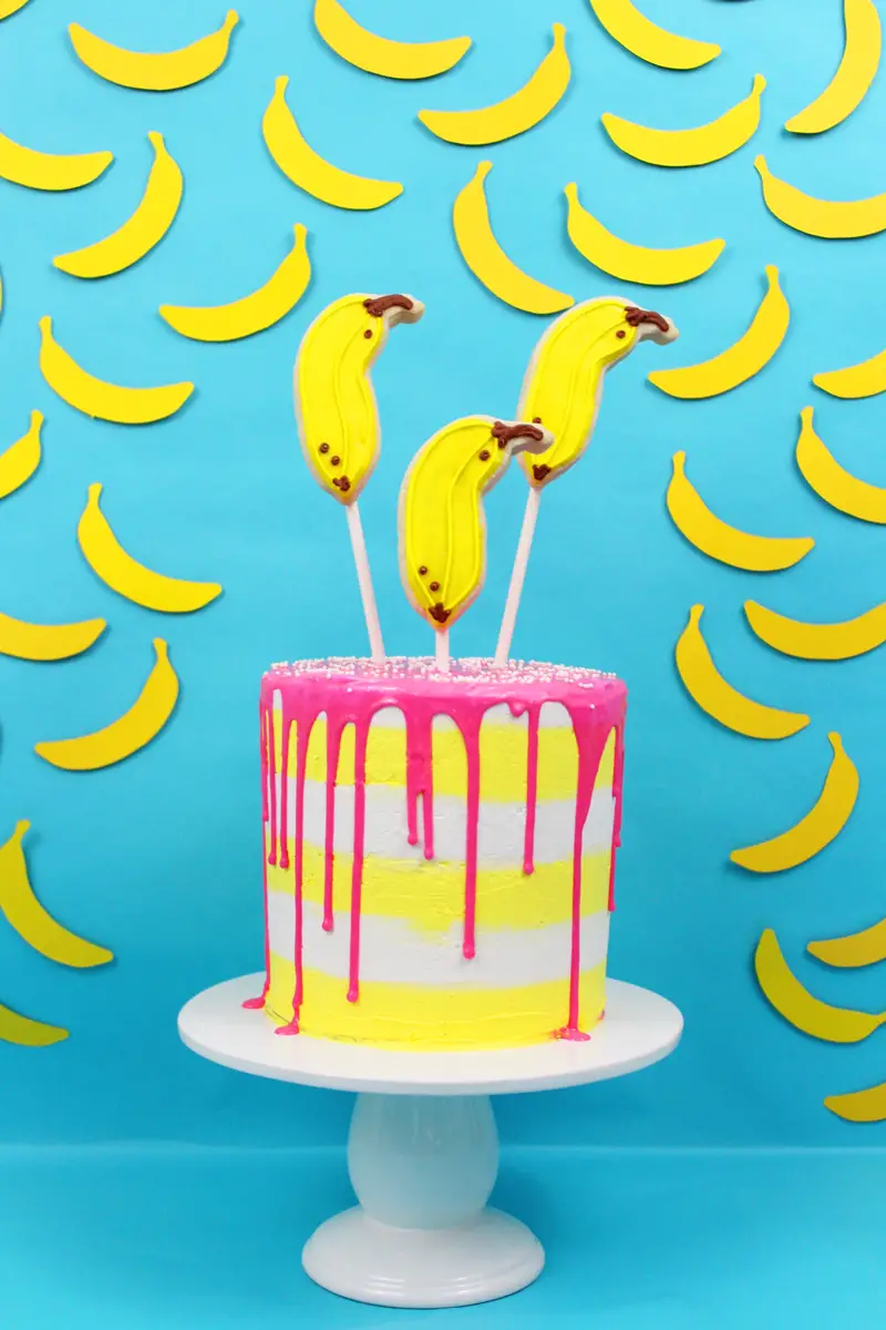 Apple and Banana Cake for Dog Birthday | FaridabadCake