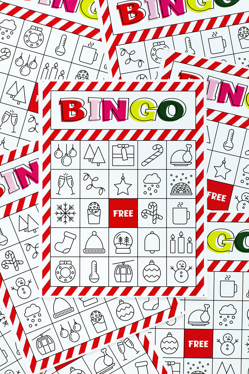Christmas Bingo Printable For Large Groups Small A Subtle Revelry