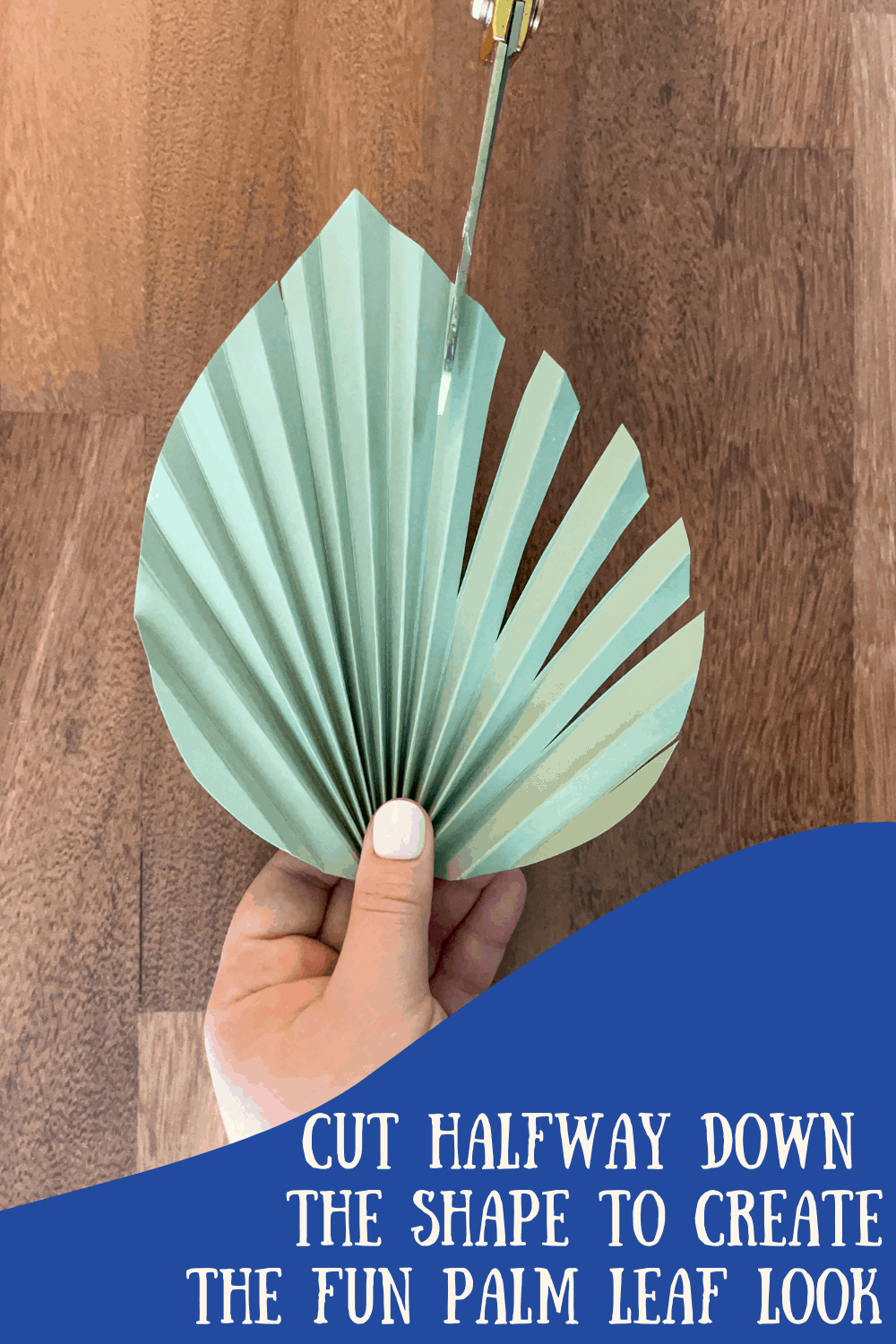 Easy to Make Paper Palm Leaves • A Subtle Revelry