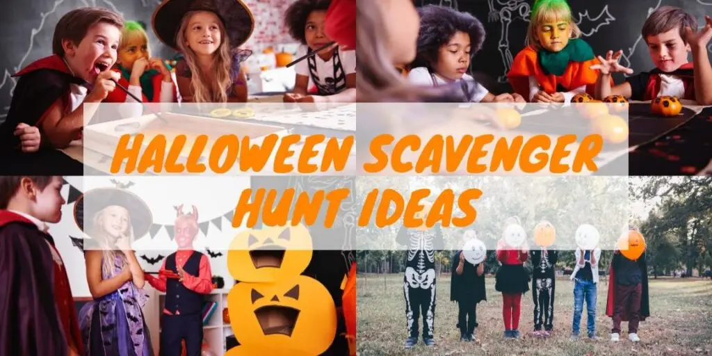 Halloween scavenger hunt ideas