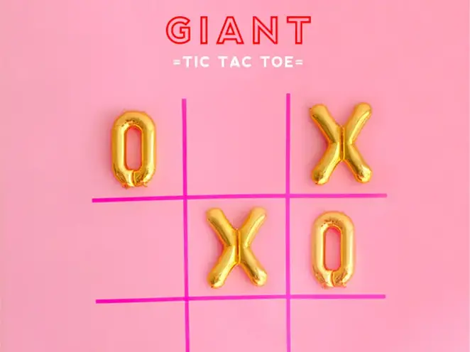 Valentine’s Day Giant Tic-Tac-Toe